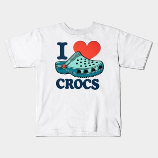 I love Crocs Kids T-Shirt